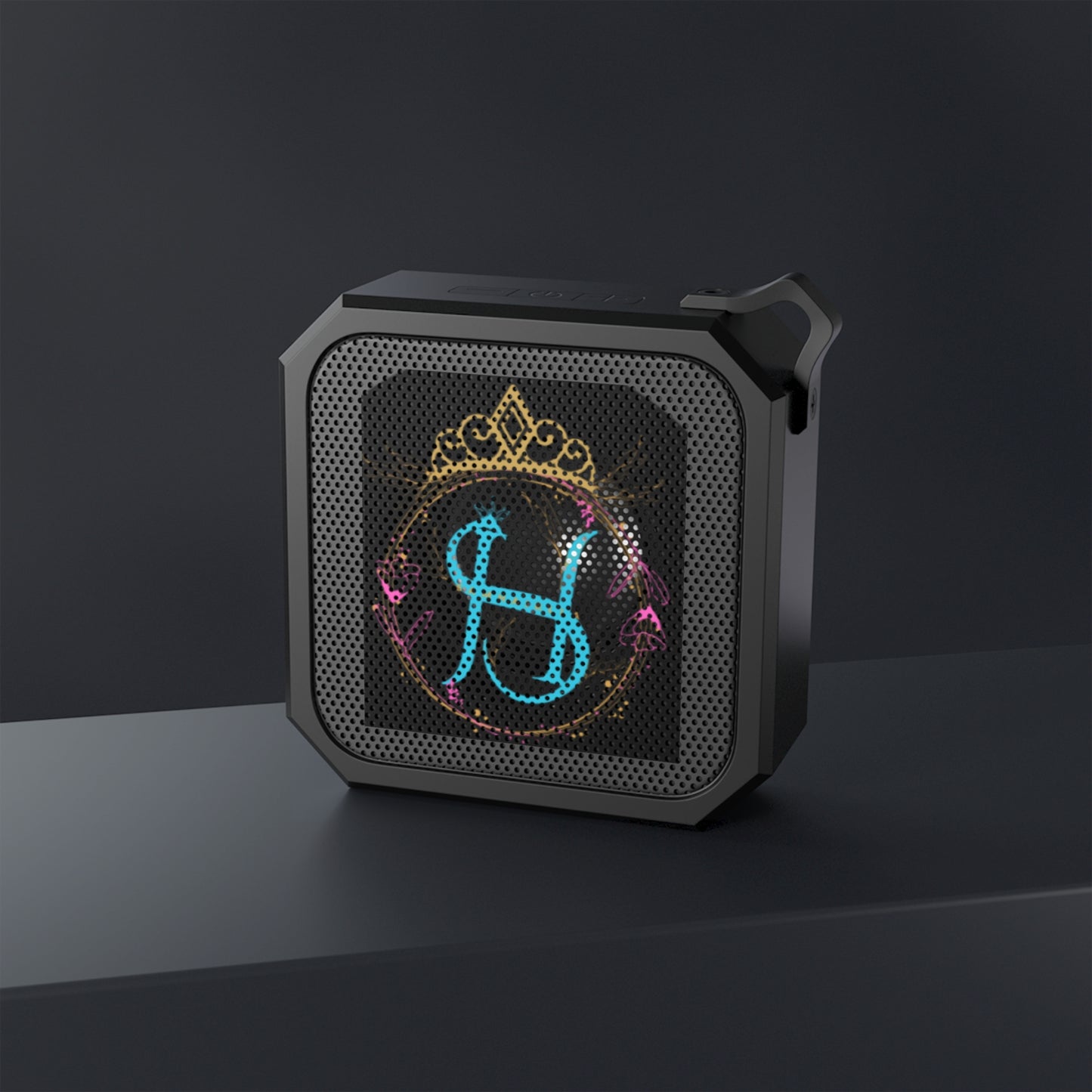 Blackwater Outdoor Bluetooth Speaker – Colorful Crown Design & Carabiner