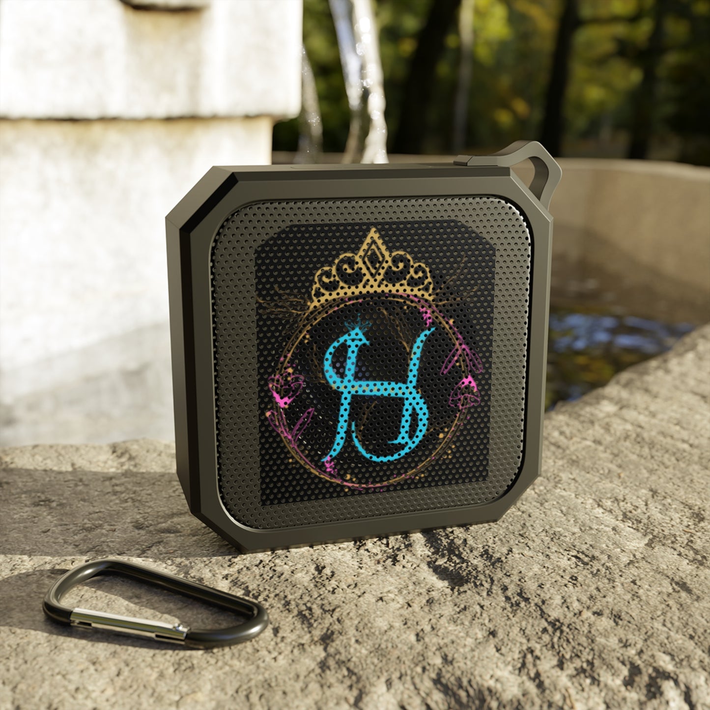 Blackwater Outdoor Bluetooth Speaker – Colorful Crown Design & Carabiner