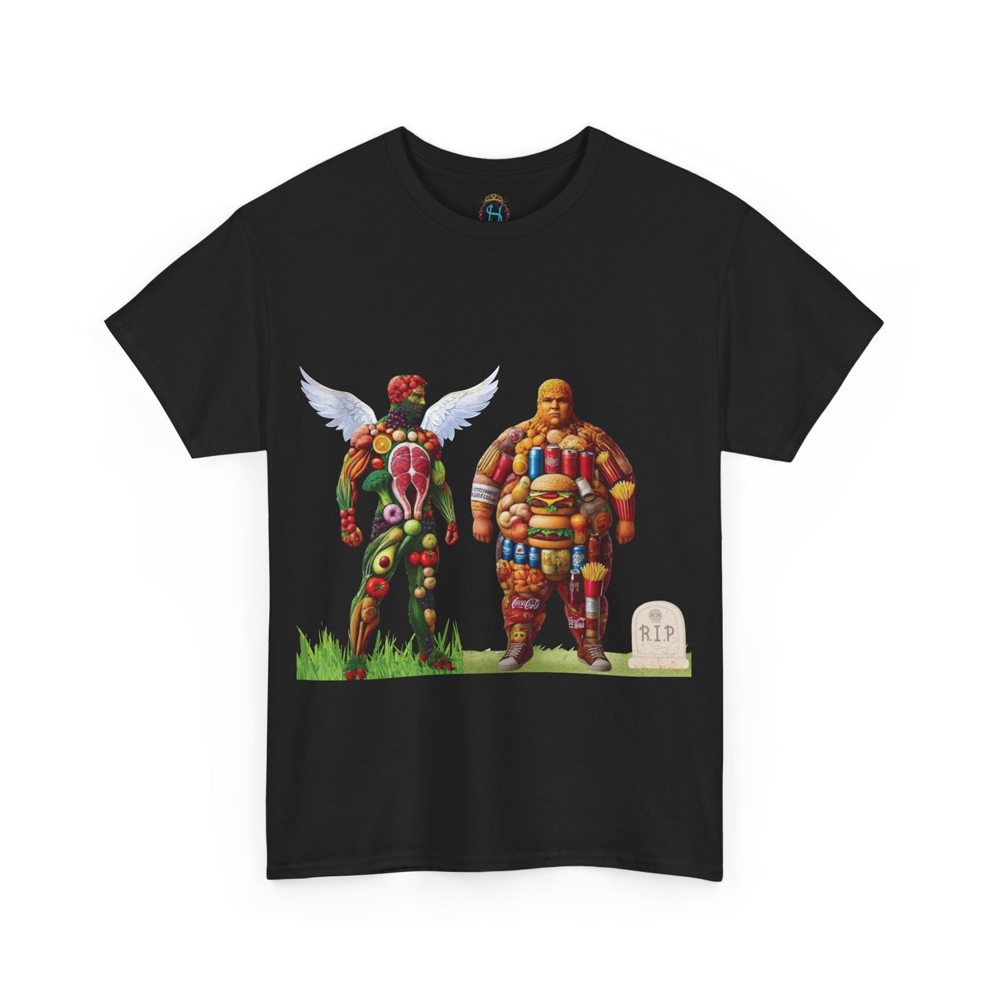 Healthy Eating Unisex Tee - Eat Healthier Design