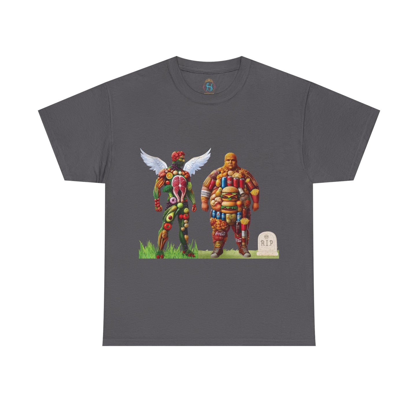 Healthy Eating Unisex Tee - Eat Healthier Design